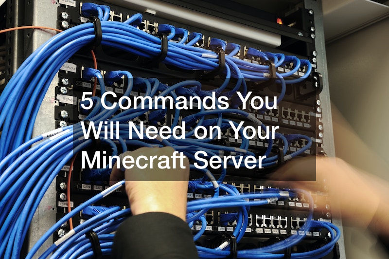 5 Commands You Will Need on Your Minecraft Server